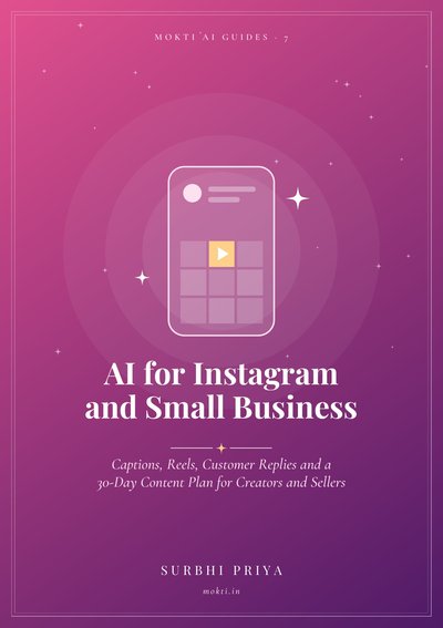 Cover of AI for Instagram and Small Business by Surbhi Priya